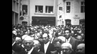 Echternach  springprozession  procession dansante 1950  Luxembourg [upl. by Annaeirb]