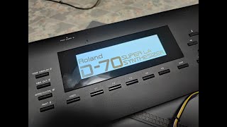 Roland D70 Demo play after overhaul [upl. by Etezzil]