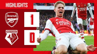 HIGHLIGHTS  Arsenal vs Watford 10  Premier League  Smith Rowe does it again [upl. by Akahs957]