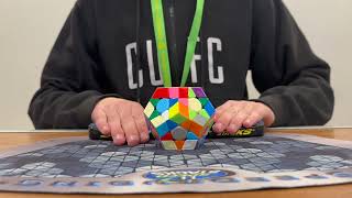 How to waste a counting 38 3587 PR Megaminx Single [upl. by Fergus]