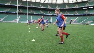 Irwin Mitchell Mentoring Club Grassroots Rugby Pitch Day at Twickenham with Coach Ken Baker [upl. by Menzies]