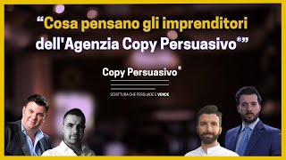 Video testimonianze imprenditori per Copy Persuasivo [upl. by Suraved751]