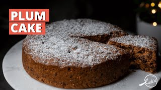 Christmas Plum Cake Recipe Easy Plum Cake  Rum amp Raisin Cake  Cake Recipes [upl. by Hamon571]