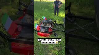 POV You dont own a lawn tractor 🚜 🌾 🎥 Stefani Stefano via ViralHog [upl. by Wyck]