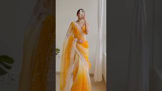 subscribe for more haldi saree 💛 [upl. by Lindemann]