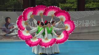 Buchaechum  Traditional Korean Dance [upl. by Esnohpla]