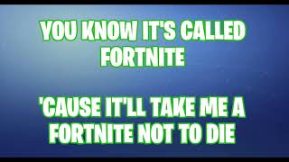 Lyrics Dudes A Beast A Jacksepticeye Fortnite Song [upl. by Hagood]