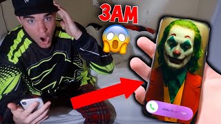 calling the JOKER on FACETIME at 3AM  HE SHOWED UP [upl. by Jesse626]