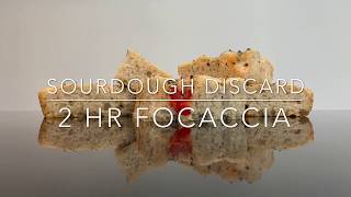 Sourdough Discard Recipes Focaccia [upl. by Schram]