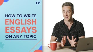 English Essay How to Write about ANY Essay Topic [upl. by Aisad456]