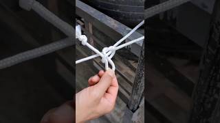 Fast Tying And Quick Releasing Knot knots shorts [upl. by Aicener409]