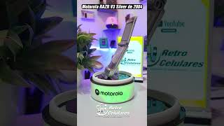 El Hermoso Motorola Razr V3 Silver de 2004 en giro 360 [upl. by Blumenfeld]