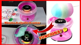 MÁQUINA DE ALGODÓN DE AZÚCAR🔥 PONGAMOSLO A PRUEBA🔥¿FUNCIONA novedades lupita [upl. by Cleo903]