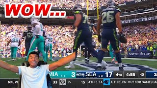 30 Dolphins vs Seahawks  2024 Week 3 Highlights REACTION [upl. by Lindi571]