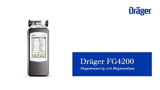 Abgasmessung und Abgasanalyse mit dem Dräger FG4200 [upl. by Gone]