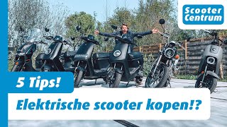 5 TIPS BIJ AANKOOP VAN EEN ELEKTRISCHE SCOOTER  MIS DEZE TIPS NIET [upl. by Arikihs]