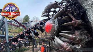 Alton Towers Vlog March 2024  Nemesis Reborn Opening Day [upl. by Aytida]