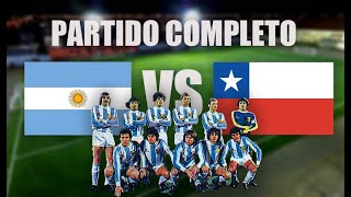 CHILE 2 ARGENTINA 2 Amistoso 1983 Partido completo [upl. by Ennalyrehc451]