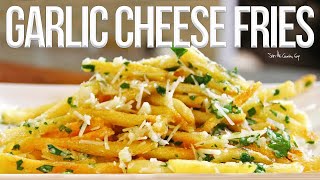 The Best Garlic Cheese Fries Recipe  SAM THE COOKING GUY [upl. by Hoy]