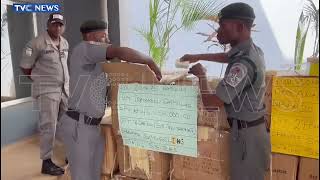 Customs Seizes 58740 Sachets Of Tramadol Other Illicit Drugs In Kaduna [upl. by Reffotsirhc]