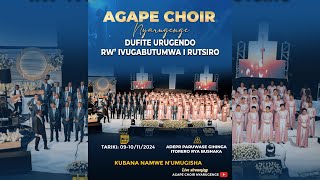 🔴 Live Performance at RUTSIRO  AGAPE CHOIR NYARUGENGE [upl. by Savory]