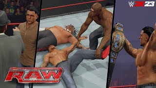 Santino Marellas WWE Debut Recreated in WWE 2K23  Santino vs Umaga RAW 160407 SIMULATION [upl. by Hiltner]