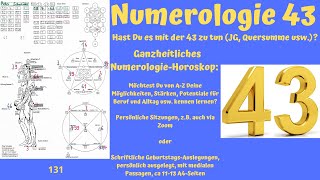 Numerologie 43 [upl. by Ethelstan417]