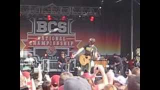 Jake Owen Seminole Wind BCS Title Game 2014 [upl. by Orel935]