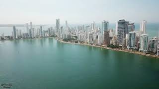 Cartagena Colombia  4K UHD  Skyview [upl. by Atikal]