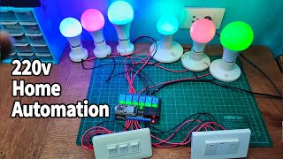 Home Automation ESP32 diy 220vac [upl. by Kingsley]