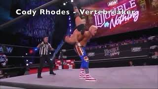 The Moves  Cody Rhodes  Vertebreaker [upl. by Nikos]