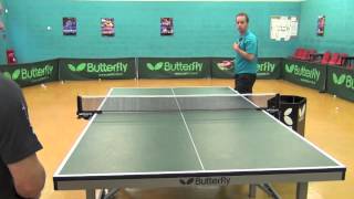 How to Play Table Tennis Returning Serve [upl. by Akemor219]