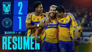 📹 Resumen  Tigres 2  1 Miami  Jornada 2  Leagues Cup 2024 [upl. by Morrill370]