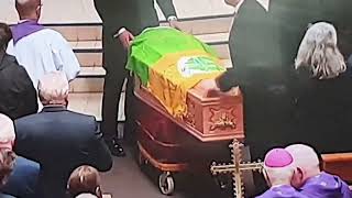 Funeral of the legendary Dingle man Micheál Ó Muircheartaigh 2024 [upl. by Eceined]