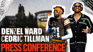 Denzel Ward amp Cedric Tillman  Press Conferences [upl. by Eiznekam]