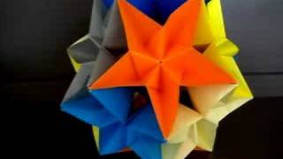 Complex Dodecahedron Modular Origami [upl. by Devy]