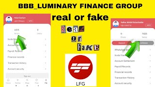 BBB LUMINARY FINANCE GROUP real or fake watch this video [upl. by Llebana]