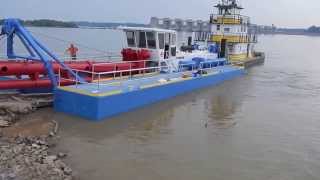 Ellicott 1270 Dredge Launch [upl. by Irab]