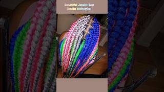 Beautiful Jumbo Box Braids Hairstyles beautiful jumbo braids hairstyles shorts [upl. by Cassandry840]