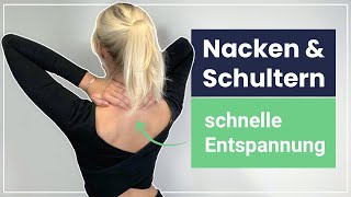 Nacken amp Schultern entspannen  Löse jetzt Deine Verspannungen [upl. by Nolrah390]