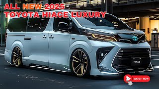 First Look All New 20252026 Toyota HiAce  The Most Luxury Van [upl. by Lenor229]