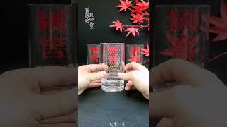 Eating Zibo barbecue drinking Tsingtao beer using this Guojiao wine glass life is not happy [upl. by Prasad]