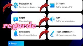 comment 👉 régler 👉 paramètres 👉 efootball 👉 2025 👉 v400 en 👉Wolof [upl. by Cris]