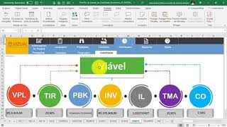 Planilha de Estudo de Viabilidade Econômica  Dashboards [upl. by Ihn]