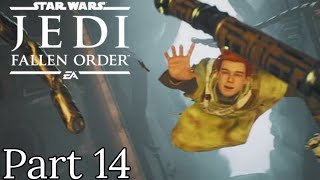 Star Wars Jedi Fallen Order  Part 14 Double the Fall [upl. by Elleyoj]