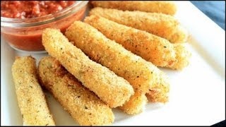 Homemade Mozzarella Sticks [upl. by Tada931]