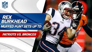 McKenzies Muffed Punt Leads to Bradys TD Pass to Burkhead  Patriots vs Broncos  NFL Wk 10 [upl. by Niamrej27]