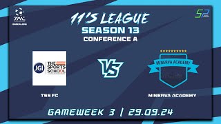 TAL BLR  11s  Season 13  Con A  Game Week 3  TSS FC VS Minerva Academy  29924 [upl. by Hendrix450]