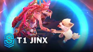 T1 Jinx Skin Spotlight  PreRelease  PBE Preview  League of Legends [upl. by Farver784]