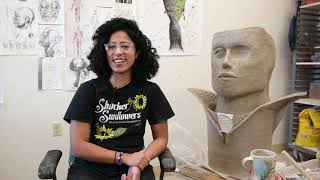 In the studio with Bray Resident Artist Sarah Alsaied [upl. by Gustav50]